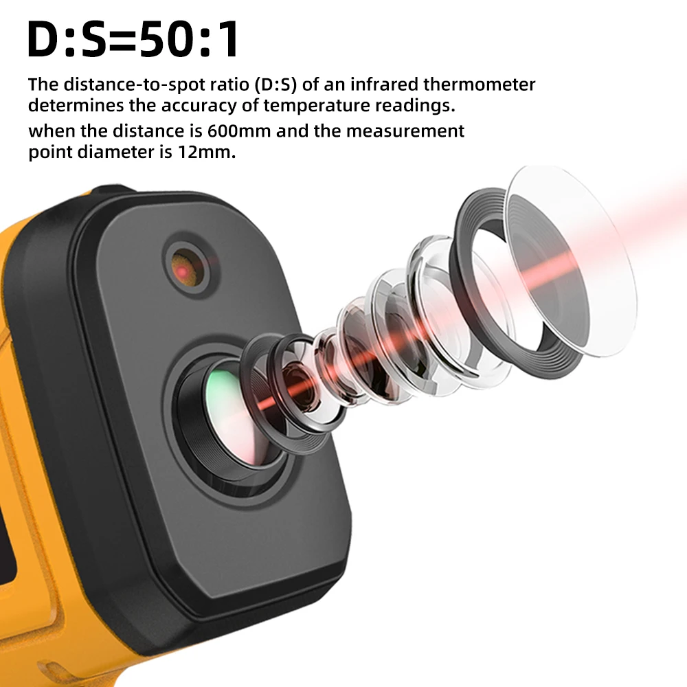 Professional Digital Infrared Laser Thermometer with LCD Display - Image 5